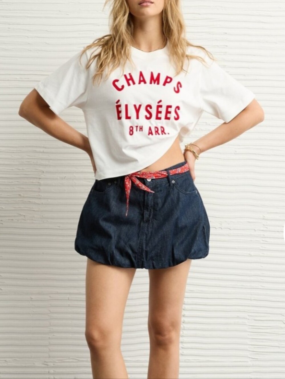 American Eagle Boxy Desination Graphic Tee #3829